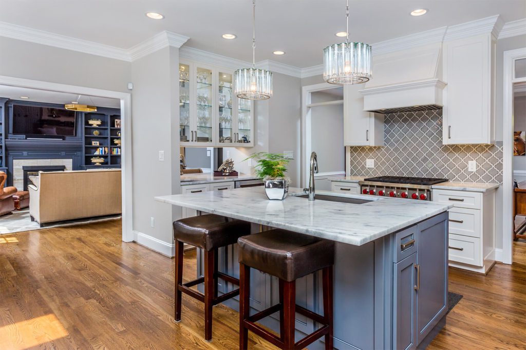 Kitchen Back Splash - Modern - Kitchen - Raleigh - by Southern Carpet &  Interiors Of Fayetteville, Inc.